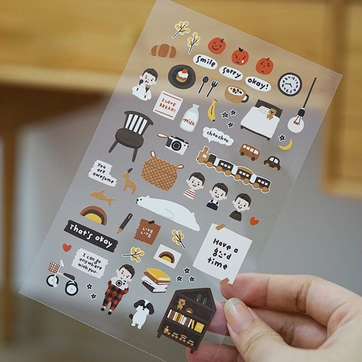 Korean Import Suatelier Beautiful Life Awesome Cartoon Decorative Stationery Stickers Scrapbooking DIY Journal Sticker School