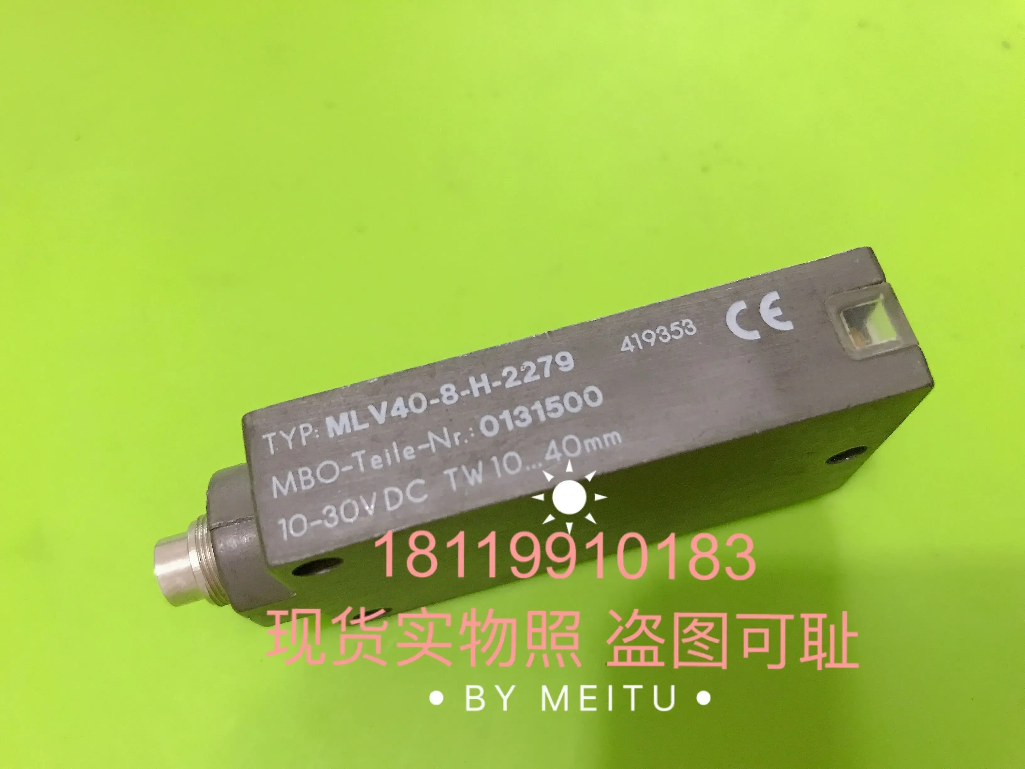 2026 Beijiafu P+F Printing Machine Electric Eye MBO Teile Nr.: 0131500 TW10.... 40mm In Stock