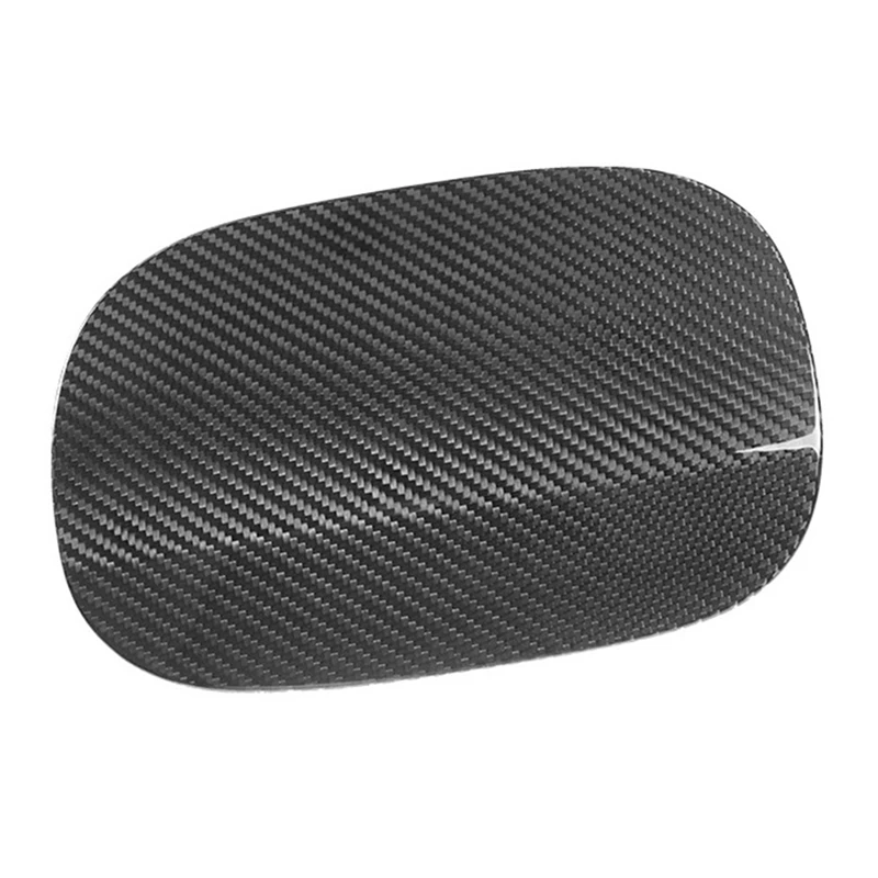 Carbon Fiber Car Fuel Tank Oil Gas Cover Trim For Kia Stinger 2018 2019 2020 2021 2022 2023