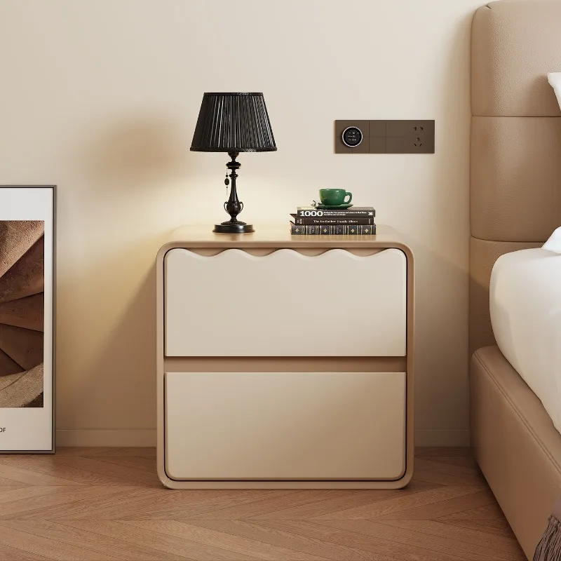 Storage Trendy Nightstand Luxury Modern Vintage Nordic Aesthetic Display Nightstand Table De Nuit Bedroom Furniture