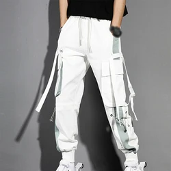 New Men Cargo Pants Casual Trouser Pocket Streetwear Joggers Hip Hop Harem Pants Fashion Men's Overalls With Multiple Pockets