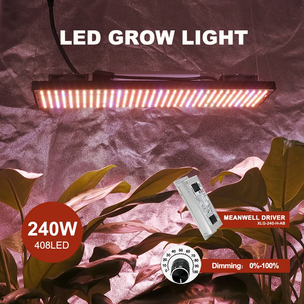 Yxo full spectrum 240W LED growth lamp hydroponic  Lm301H chip LED growth lamp