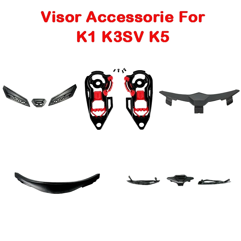 Motorcycle Helmet Accessories for AGV K1 K3 K3SV K5 K5S Capacetes Lining Pad Chin Nose Protector Vent Accesorios Para Moto