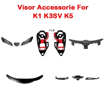 Acessórios para capacete de motocicleta, para agv k1 k3 k3sv k5 k5s, forro, protetor de queixo e nariz, acessórios de ventilação para moto