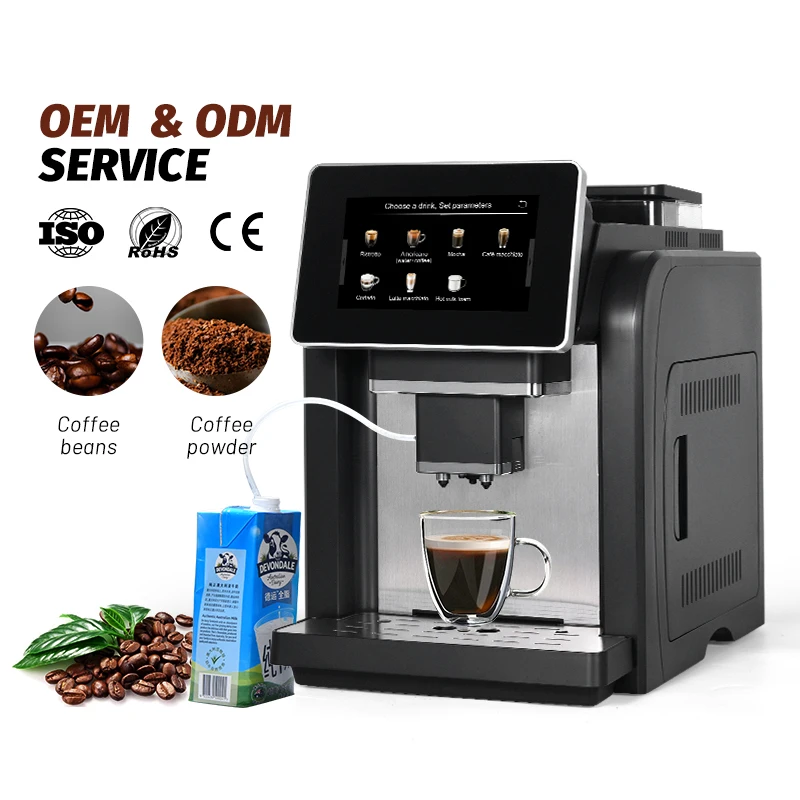 MOSEENER Professional Cappuccino Coffee Machine Automatic Coffee Machine  Easy to Operate Commercial Espresso Coffee Machine