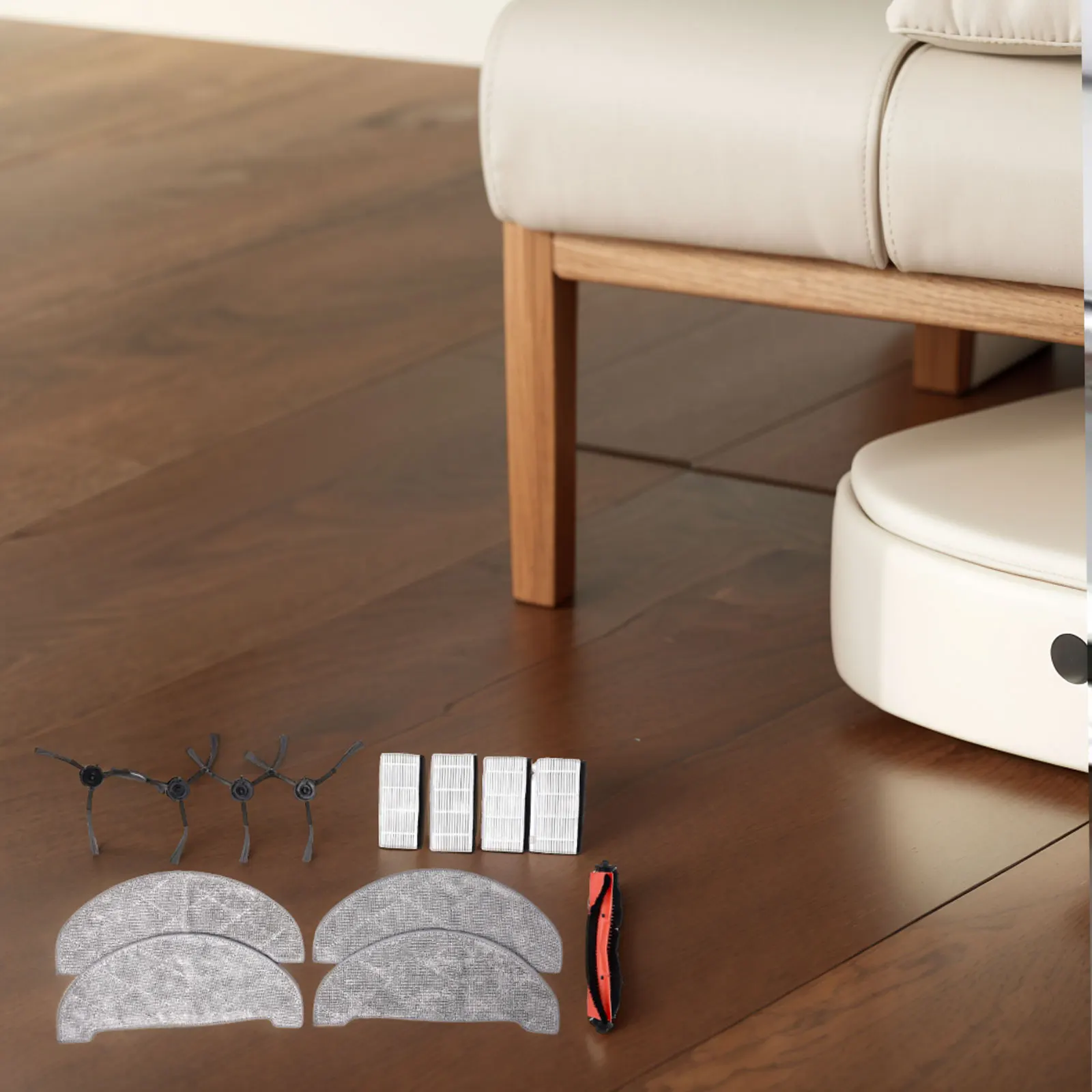 

Наслаждайтесь исключительными очищающими результатами с помощью IMOU для пылесоса RV1 Pro, запасные части, вращающаяся щетка, фильтр с боковой щеткой