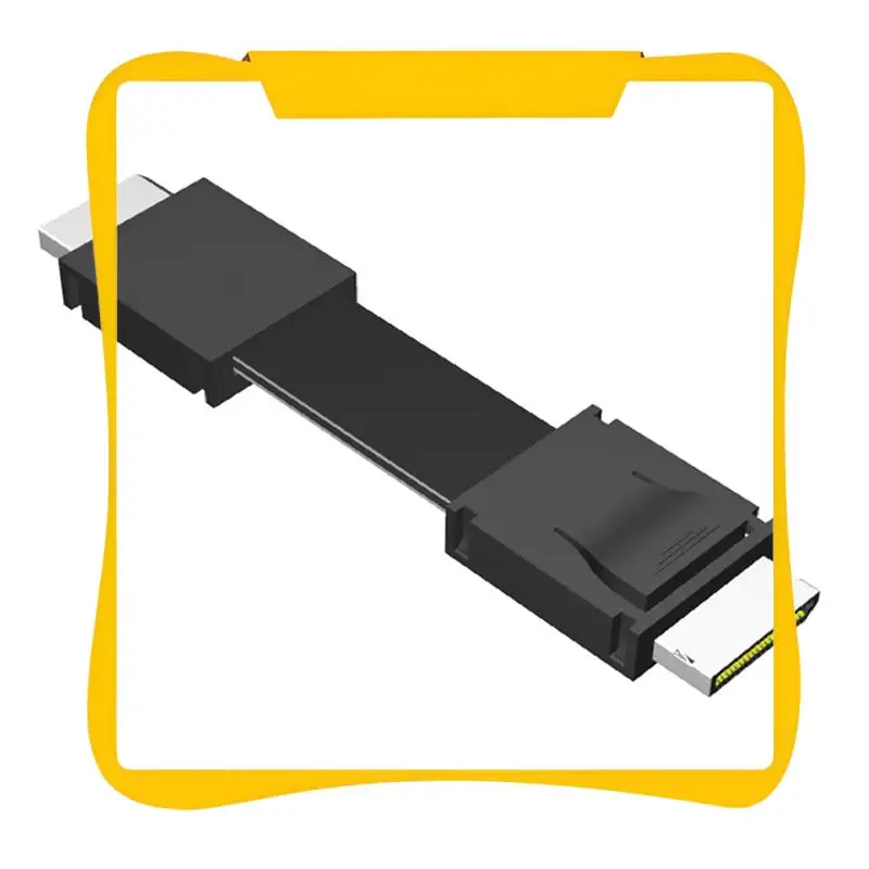 Pcie 4.0 Male To Male Transfer Cable For External GPU Dock Graphics Card PC Server For Oculink Adapter Cable 25Cm