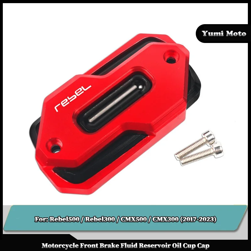 

Motorcycle Front Brake Fluid Reservoir Cover Cap Decorative Guard For HONDA Rebel500 Rebel300 CMX500 CMX300 2017-2023