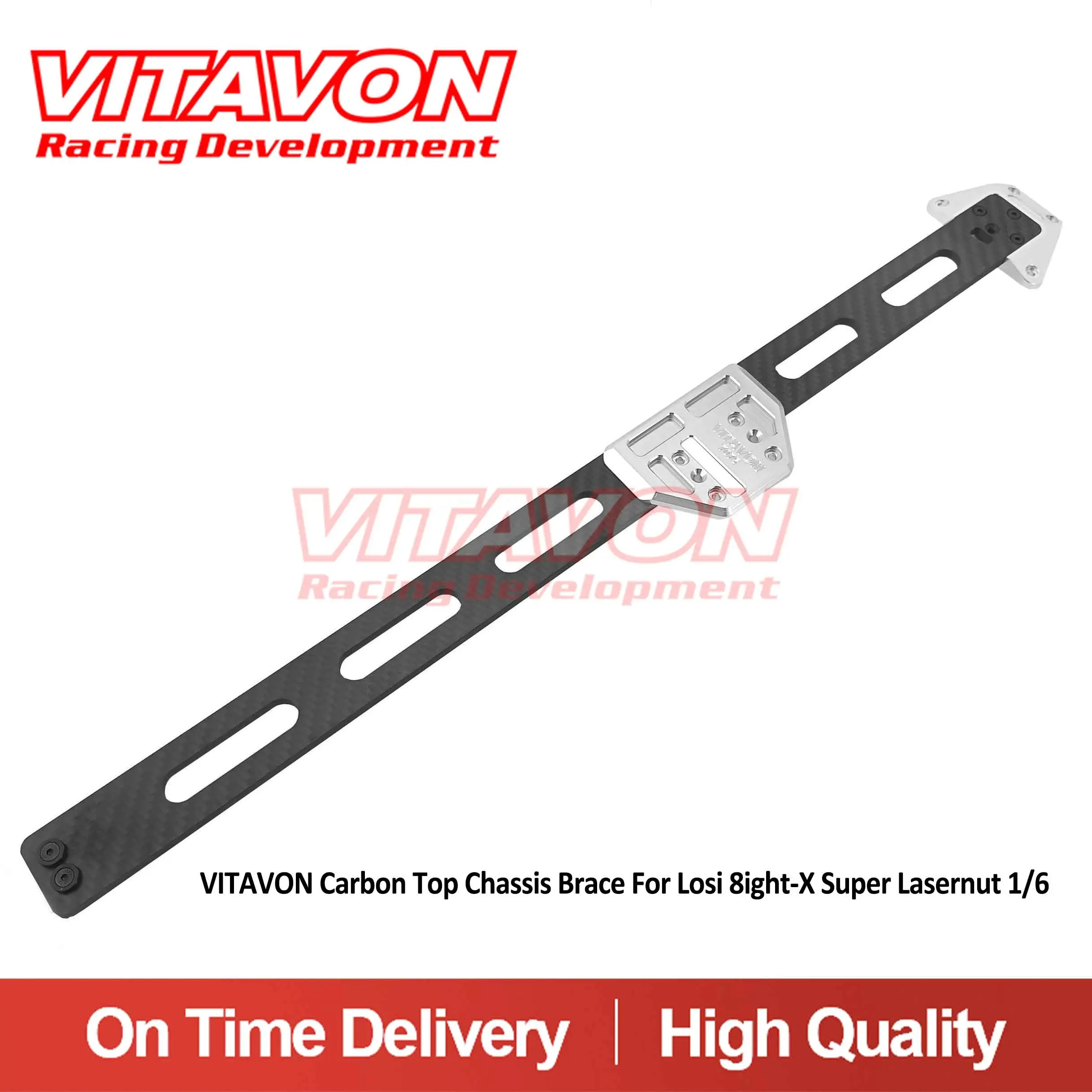 

Карбоновая верхняя скоба шасси VITAVON для Losi 8ight-X Super Lasernut 1/6