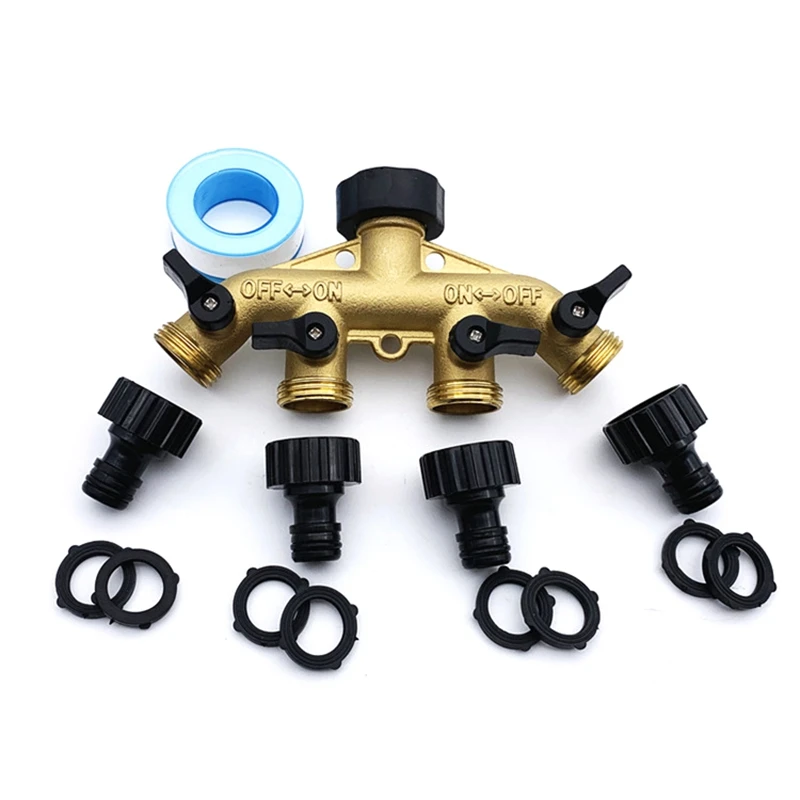 1Pc Garden Valve Water Separator Y-Type Watering Connector Garden Tap For Outdoor Tap And Faucet