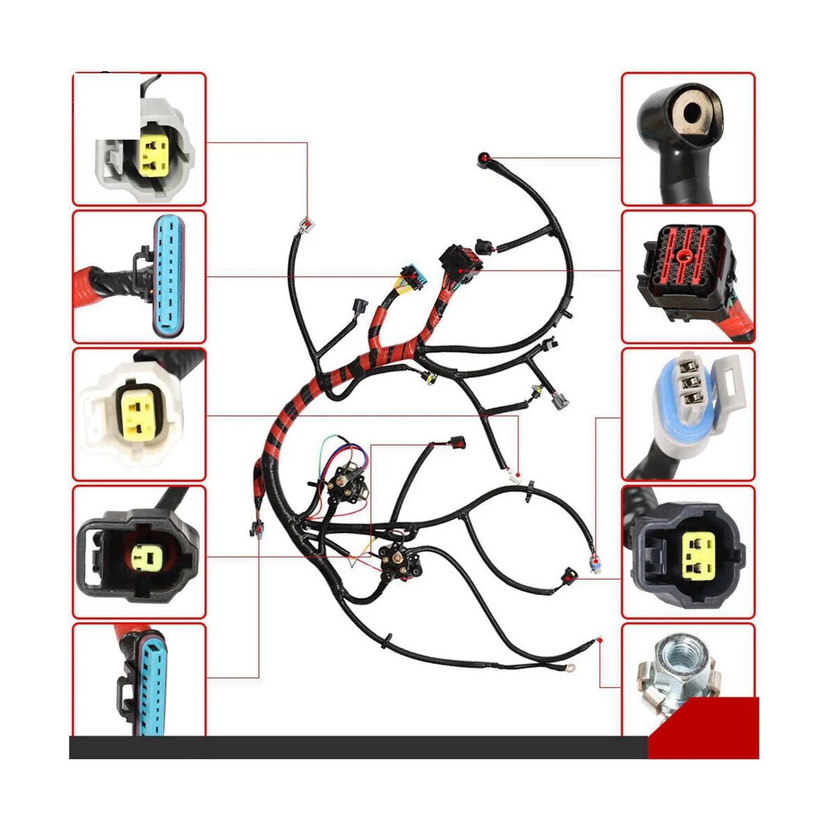 Car Engine Wiring Harness Fit for Ford F-250 F350 Super Duty 2002-2003