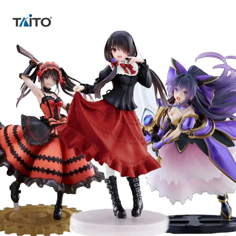 In Stock Anime Figure Original Taito DATE A LIVE Artist MasterPiece AMP Zafkiel Tokisaki Kurumi Yatogami Tohka Toys Gift Model