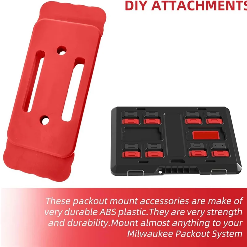 AB35-Mounting Feet System For For Packout-16-Pack, For Packout Accessories, Red