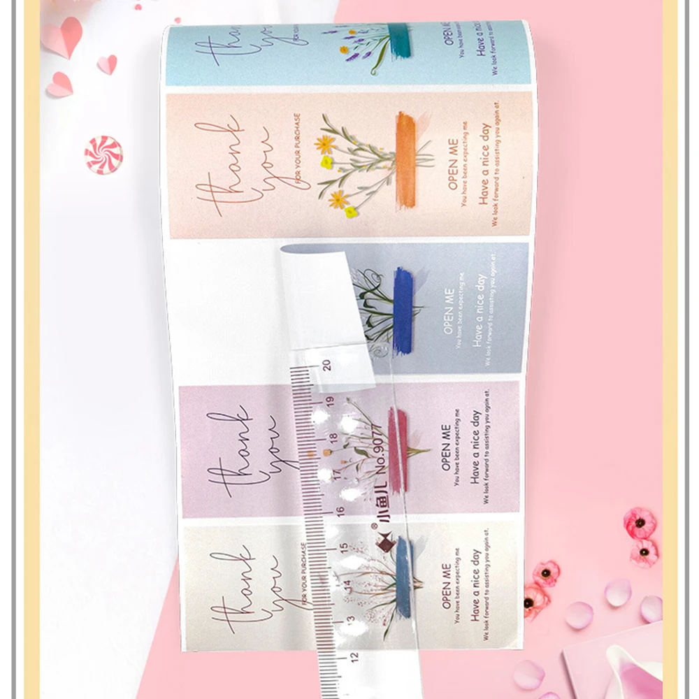 Stationery Carrier Sticker Nice To Meet You Flower Office X016