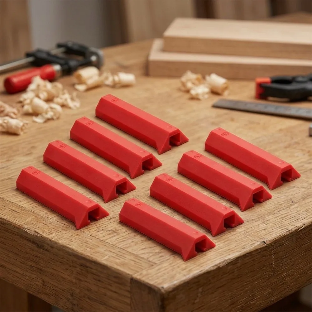 Soft silicone rubber sleeves for woodworking track clamps ratchet clamp compatible track clamp protective covers set of eight
