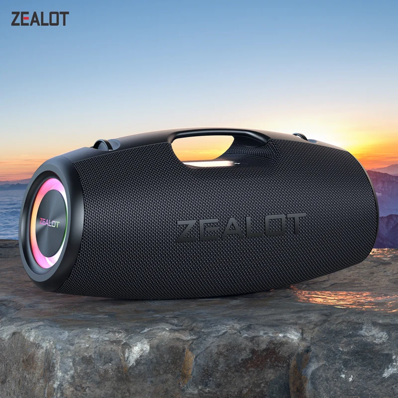 Zealot-S78 120 W tragbarer Hochleistungs-Bluetooth-Lautsprecher IPX6 wasserdichter und extrem starker Klangqualität-Außenlautsprecher