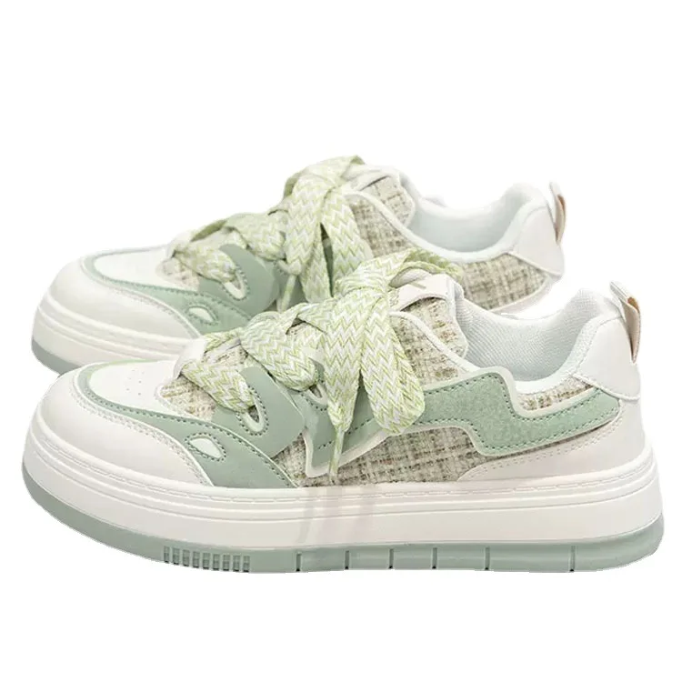 Small white shoes women's new mesh cloth breathable casual shoes with small fragrant wind student flat shoes