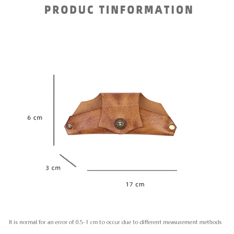Genuine Leather Eye Glasses Bag for Eyeglass Top Quality Handmade Vintage Glasses Case with Neck Strap Sunglasses Protector Case