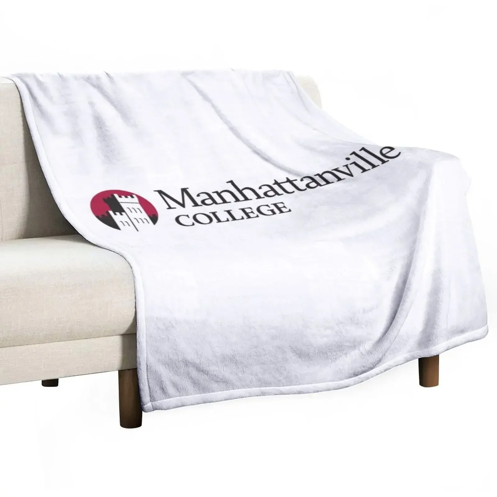 Manhattanville -merch Throw Blanket Soft Camping for winter Blankets