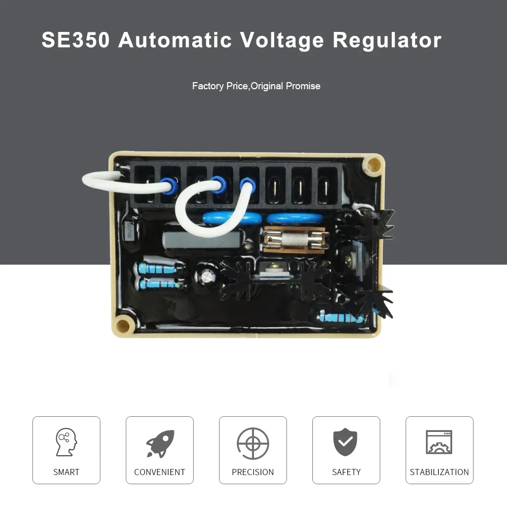 Brand new AVR SE350 Automatic Voltage Regulator 75V DC Voltage 8 Watts Maximum Electronic Voltage Regulator