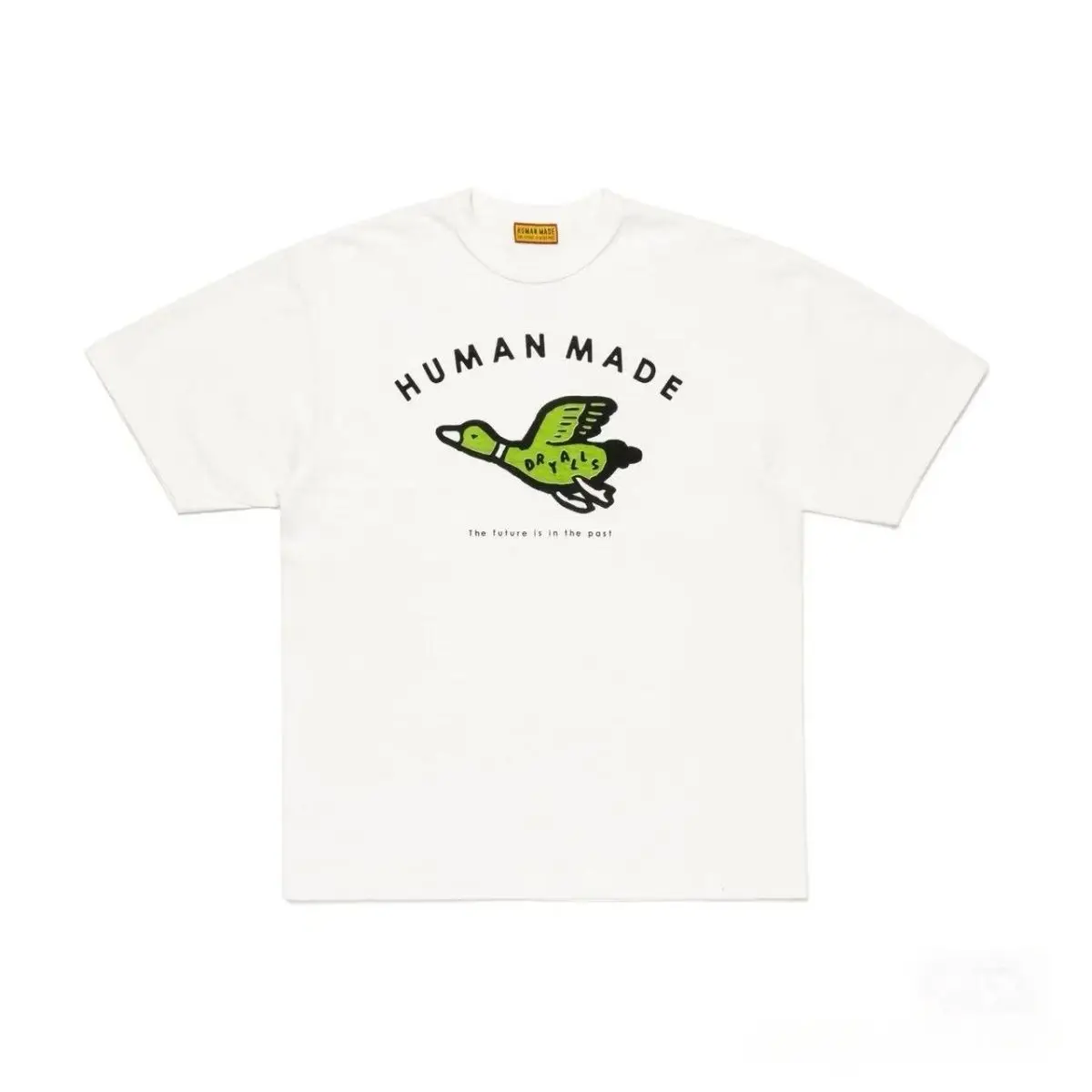 Human Made Summer Latest 100% Bamboo Cotton Short sleeved T-shirt Creative Fun Couple Round Neck