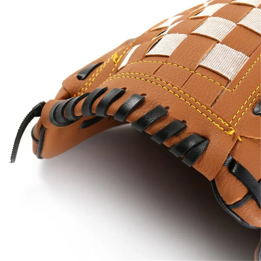 Guantes de béisbol para deportes al aire libre, equipo de práctica de entrenamiento de béisbol y Softball, mano izquierda para niños, adolescentes y