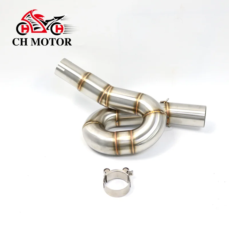 

Мотоциклетная выхлопная система, средняя труба для Benelli 300 BJ300 GS BN302 TNT300 2014 2015 2016 2017 2018