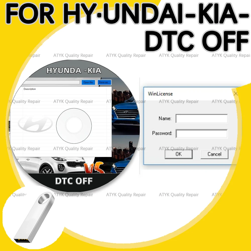 

HY-UNDAI K-IA D-TC OFF Repair equipment ECU Diagnostic Tool Vehicle Maintenance Scanning tool obd2 scanner auto tuning new vci