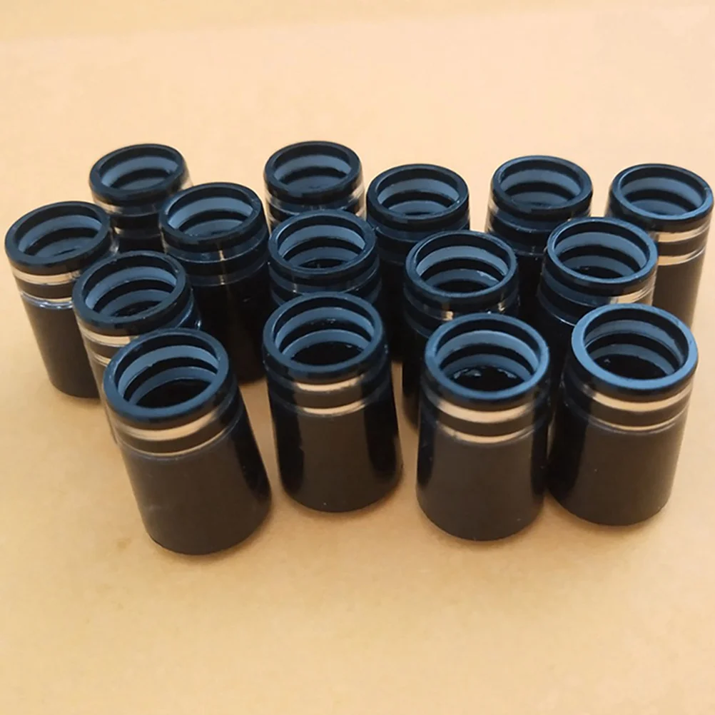 

2Pcs Golf Golfs Cue Protectors Rubber Ferrules Covers 0.370 Iron Durable Golfs Supplies Conical Sleeves Protector