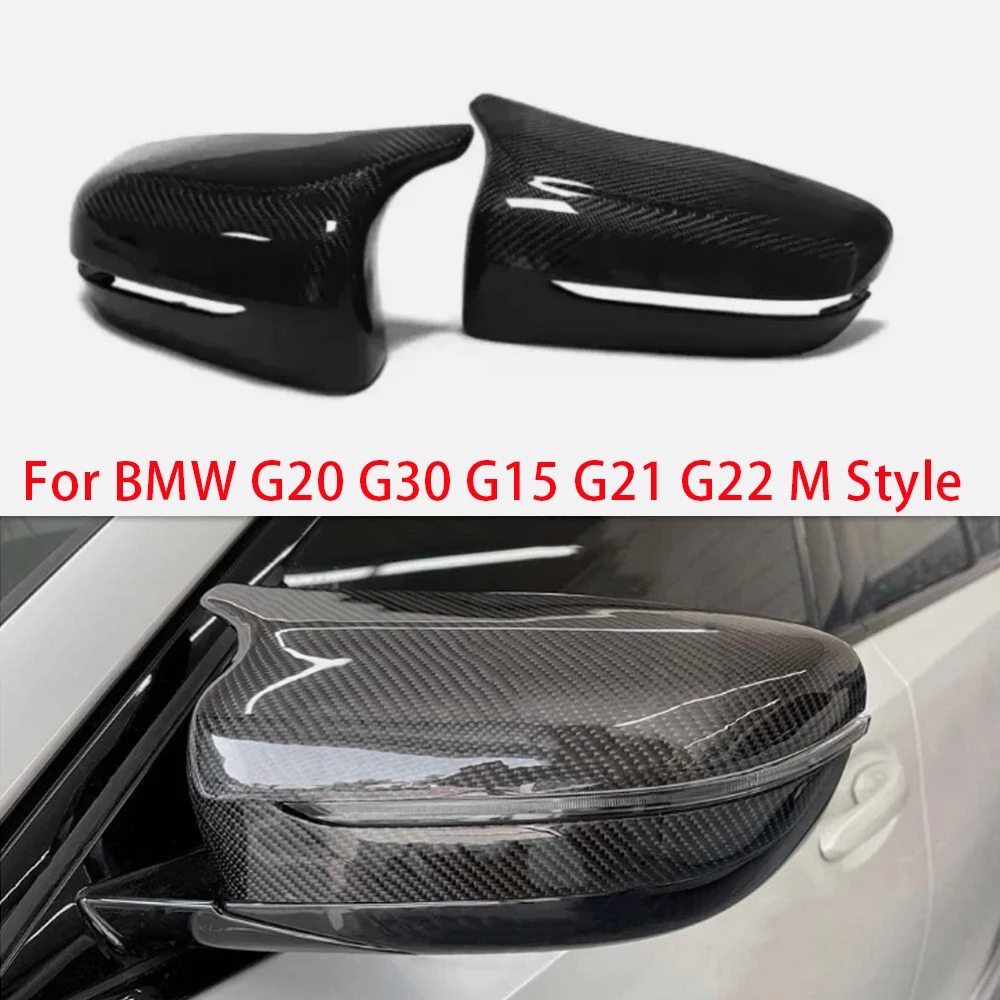 

Carbon Fibre Rear View Mirror Cover For BMW 3 Series G20 G30 G15 G21 G22 G42 2017-2024