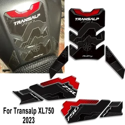 Motocicleta Oil Fuel Tank Pad Adesivos, Protetor Tankpad, Decalques de Carenagem, Honda Tranpalp XL 750 XL750 2023