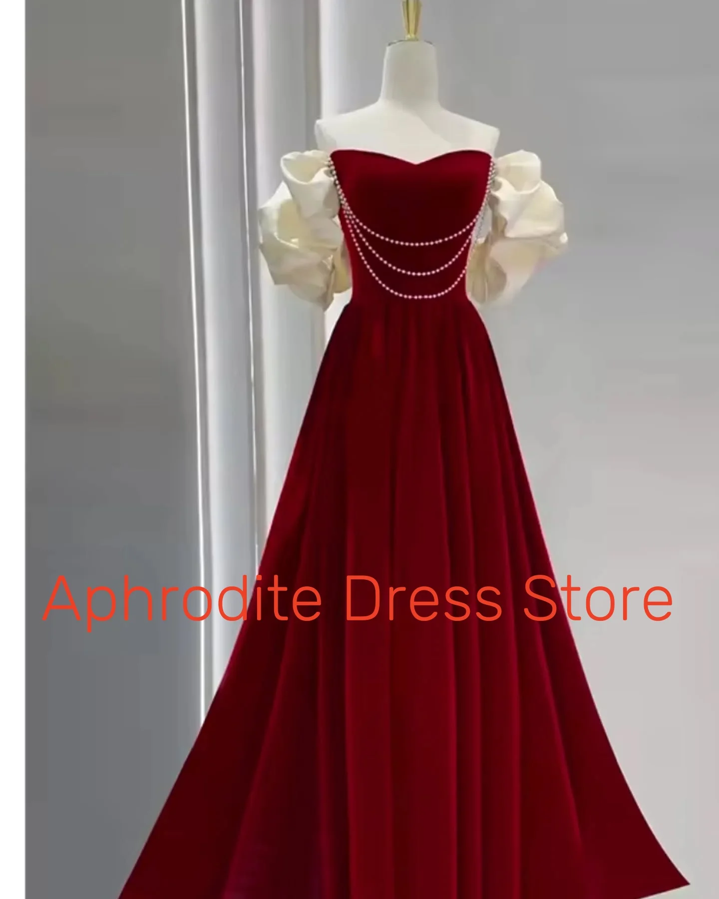 Personalizzato squisito jersey con spalle scoperte Perle che bordano abiti da sera Delicato abito da ballo con scollo a cuore Arabia Saudita