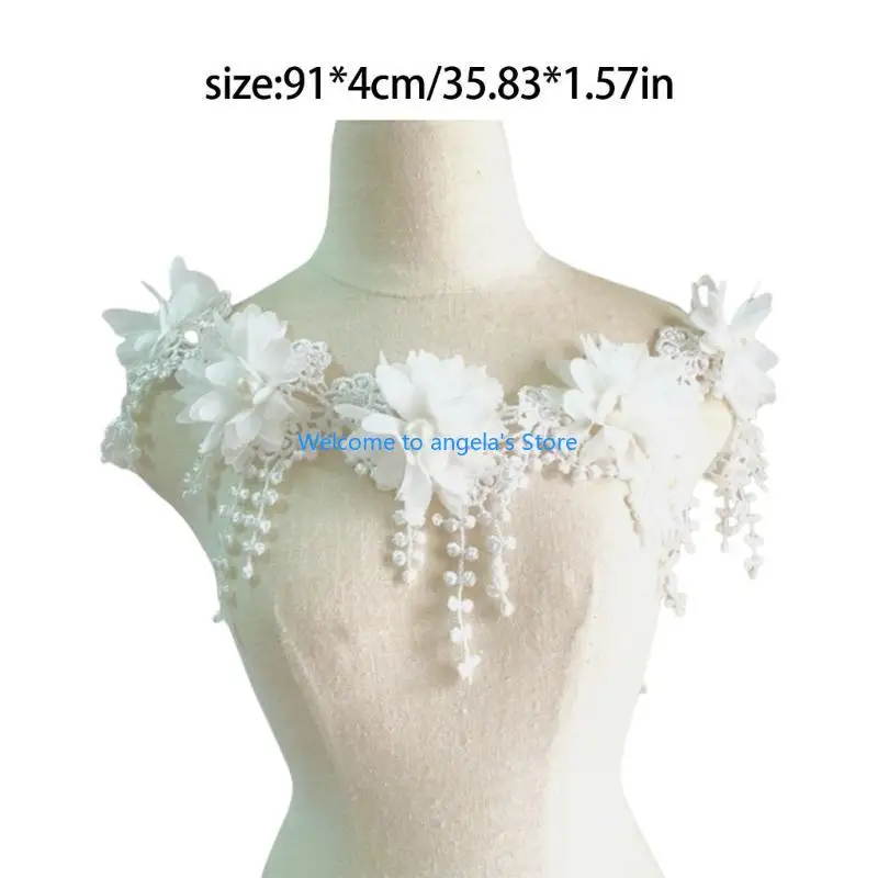 X4YC Unique Garment Edges Soft and Easy to Sew Fringe Luxurious Tassels Fringe