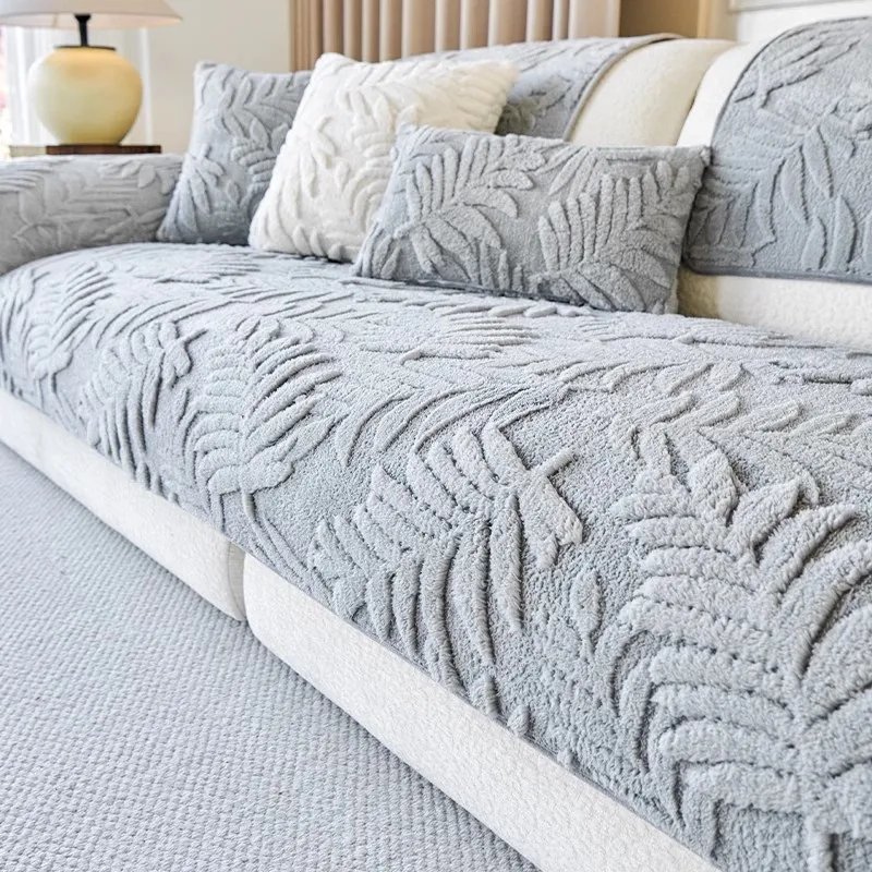 Autumn and Winter Sofa Cushion Sofa Cover Cloth Sofa Cover 2024 New Sofa Cushion Sofa Towel Plush Cushion