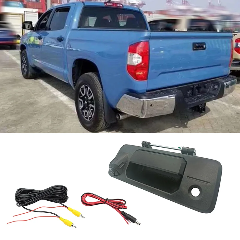 

Rear View Tailgate Handle Reverse Backup Camera for Toyota Tundra 2014-2020 Tacoma 2016-2020