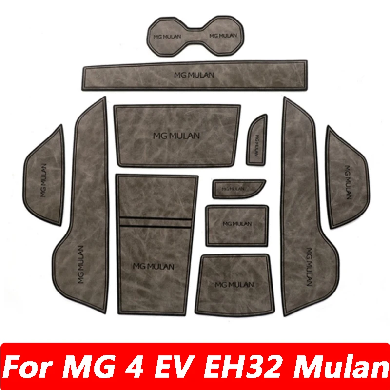 

For MG4 EV Mg 4 EH32 Mulan 2022 2023 Car Door Slot Pad Water Coaster Car Door Storage Pad Dust-proof Shock-absorbing Pad