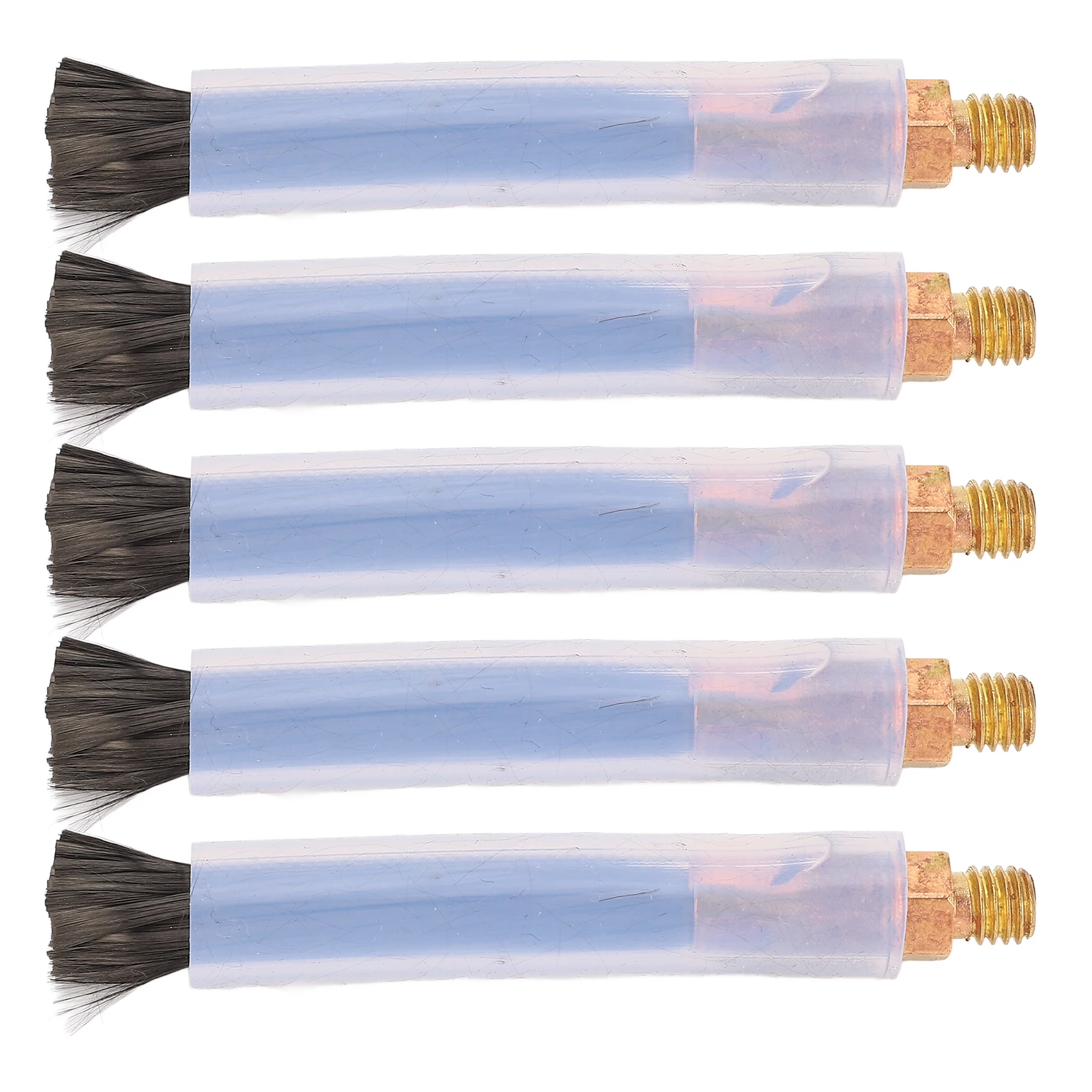 فرش تنظيف حبة اللحام فرشاة رأس نحاسية لمعالج التماس اللحام منظف مشترك فرشاة معالج حبة اللحام #4