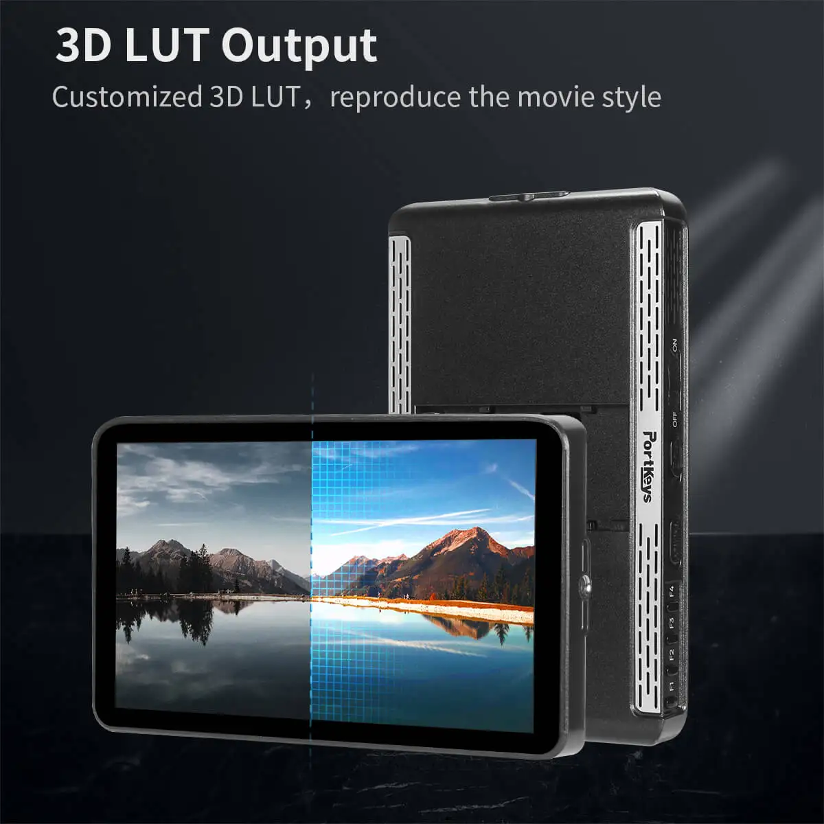 

Portkeys LH7P 7-дюймовый 1000 нит беспроводной контроль камеры Mointor 4K полный сенсорный экран 3D LUT полевой монитор с HD 1920x1080