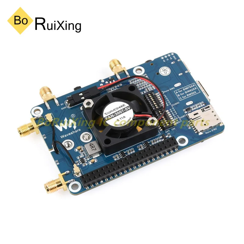1 Pçs/lote EM060K-GL Raspberry Pi 4G Módulo De Comunicação Remoto EM060K-GL Módulo LTE-A Comunicação Global Placa De Expansão GNSS