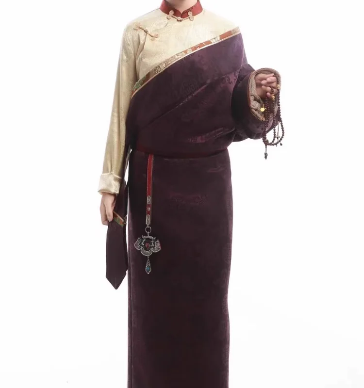 

Chinese Xizang Women's Tibetan Robe Plush Thickened Tibetan Clothes