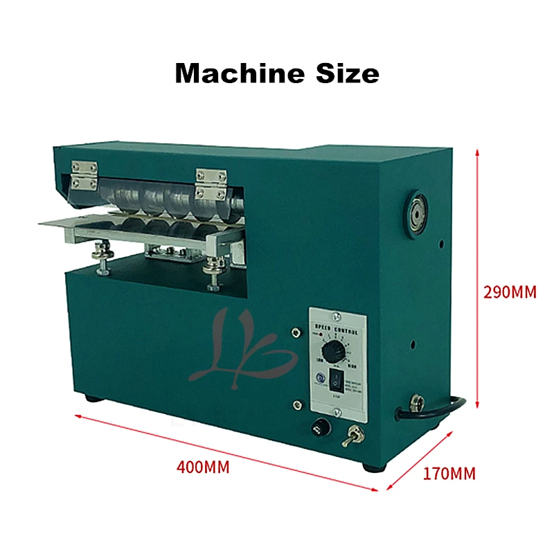 

Middle-small Leather Slitter Size Machine Belt Cutter Strap Cutting Machine Edge Folding Laminating Machinery Hide Craft Slicer