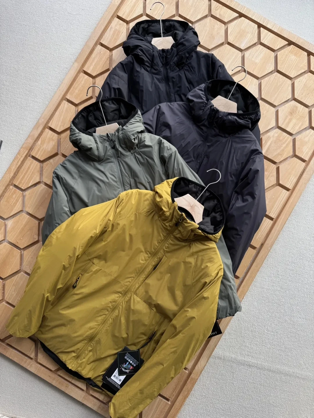 

Men's Winter Outdoor Casual Hooded Cotton Jaet Windproof Waterproof Warm 3D Tailoring Long Sve Cleanfit Sle Pure Color