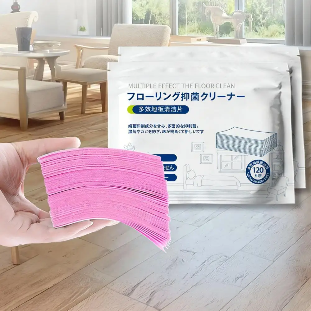 120PCS Cleaning Tablets, Fast-Dissolving Eco-Friendly Floor Cleaner for Multi-Surface Use, Hardwood Tile Laminate Vinyl Safe Pet