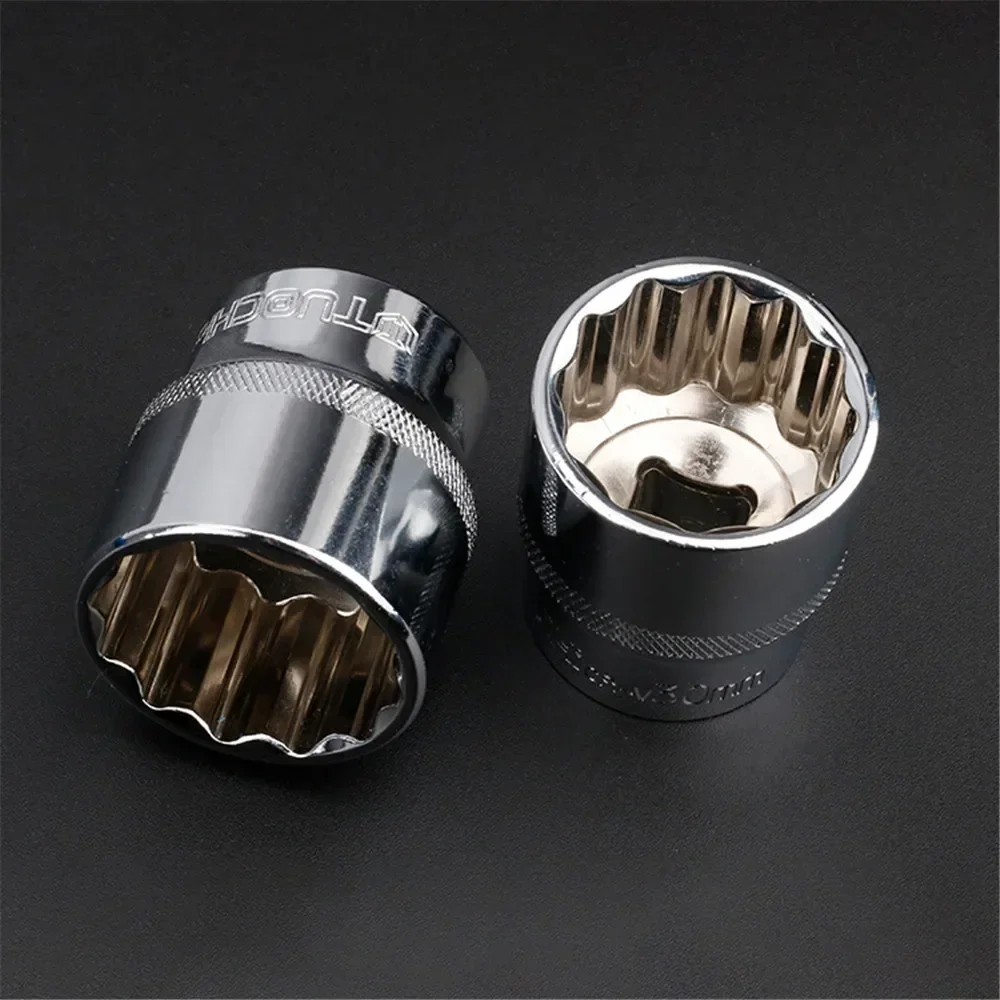 New 12 Point Socket Wrench Set Lock Socket Torx Hex Torx Splined Bit Socket Set 1/2” Hex Repair Tool Kit 8-32mm