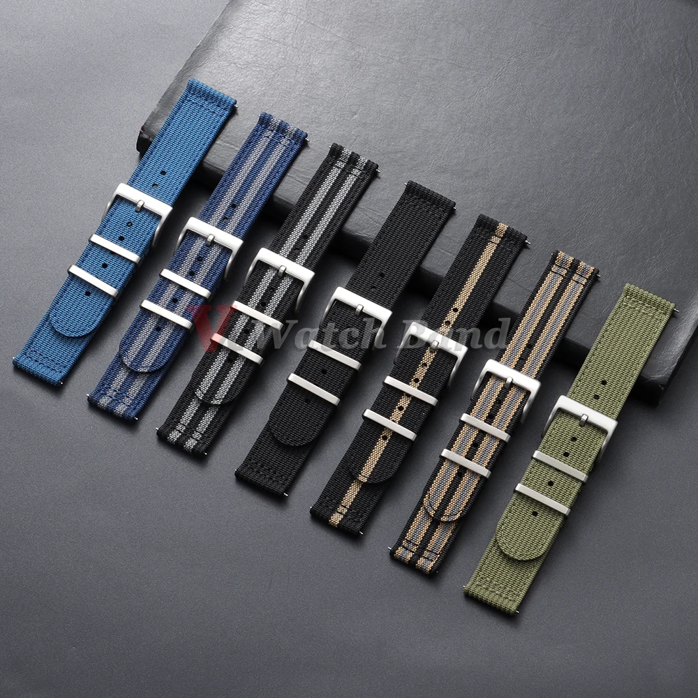 Woven Canvas Fabric Watch Band - Tuxedo Lapel Pin review and price