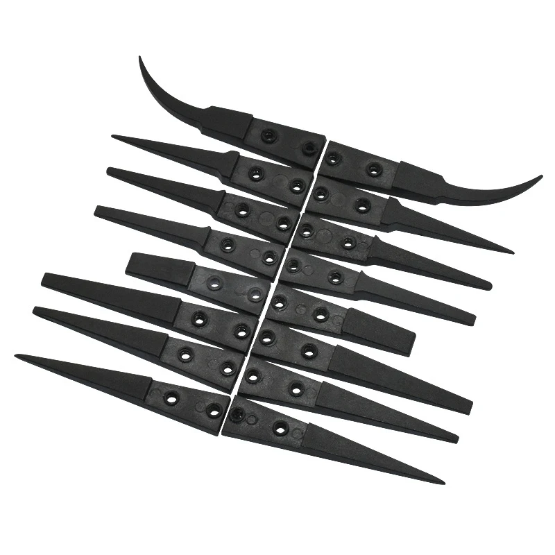 Precision Anti Static ESD Tweezers Replaceable Tips Conductive Plastic Head Tweezers for Electronic Soldering Fashion Jewelry