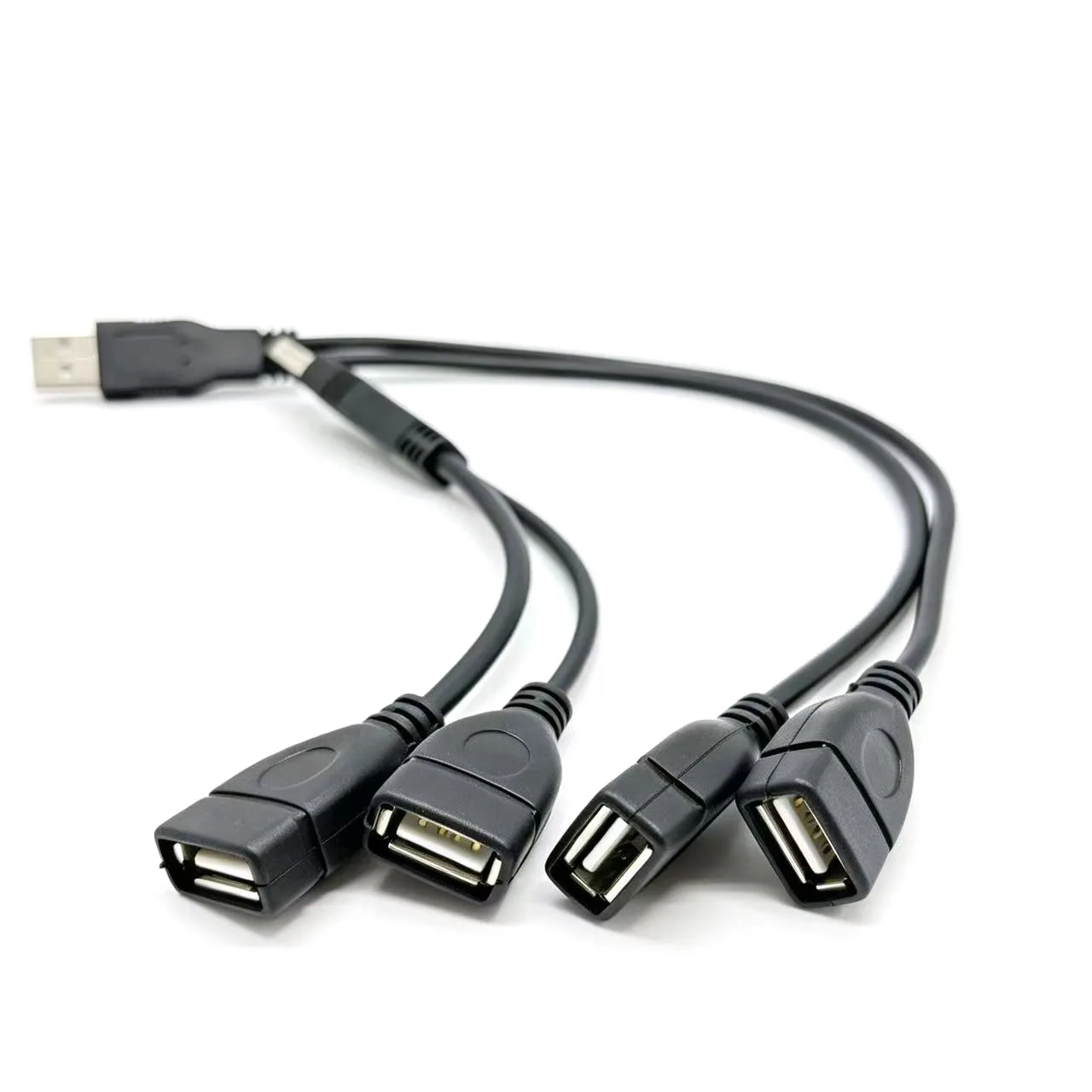 USB 1-to-2 Male/Female Data Power Adapter Y-Shaped Splitter USB Charging Cable Power Extension Cable Connector
