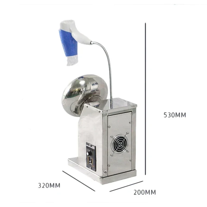 BY-200 Máquina de revestimento de açúcar Totalmente automática Água Castanha Doces Polimento Revestimento Máquina de rolamento de doces de amendoim