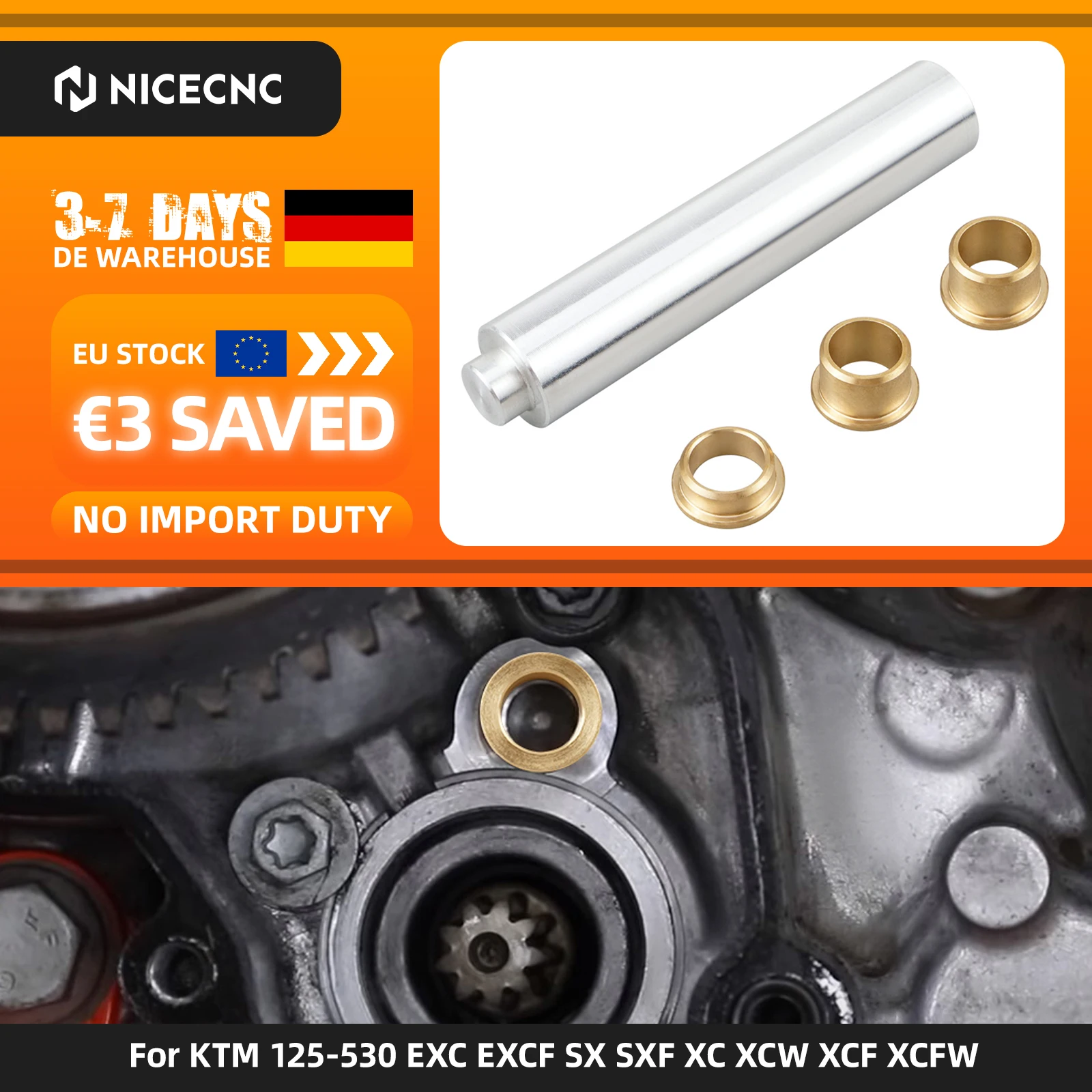 (Stan magazynowy w UE) Szczotki układu rozrusznika elektrycznego do KTM EXC 300 TPi XC-W 250 TPi 2025, Husqvarna TE 300i 250i, GasGas EC 250 300 EX