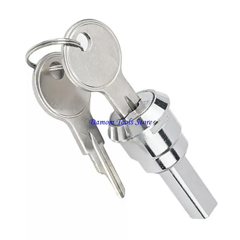57BE Secure Cabinet & Tool Box Lock Replacement Robusts Steel Drawer Lock Set with Keys Multiple Use Lock Set Easy Installs